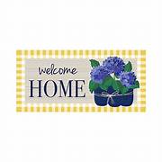 Hydrangea Welcome Sassafras Textured Switch Mat
