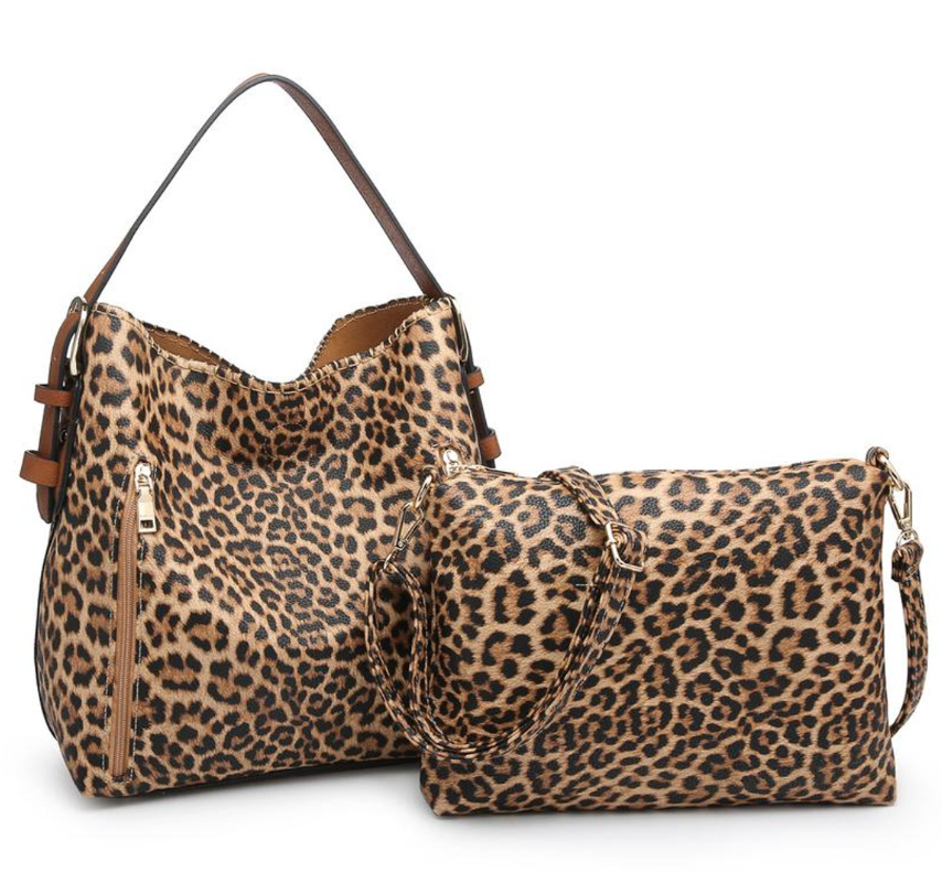 Jen & Co. - M1816A Alexa 2-in-1 Hobo Bag w/Dual Zip Compartments