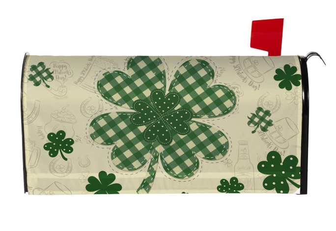 Lucky Clover Mailbox Cover