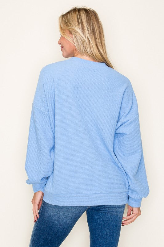 Mama Textured Shirt