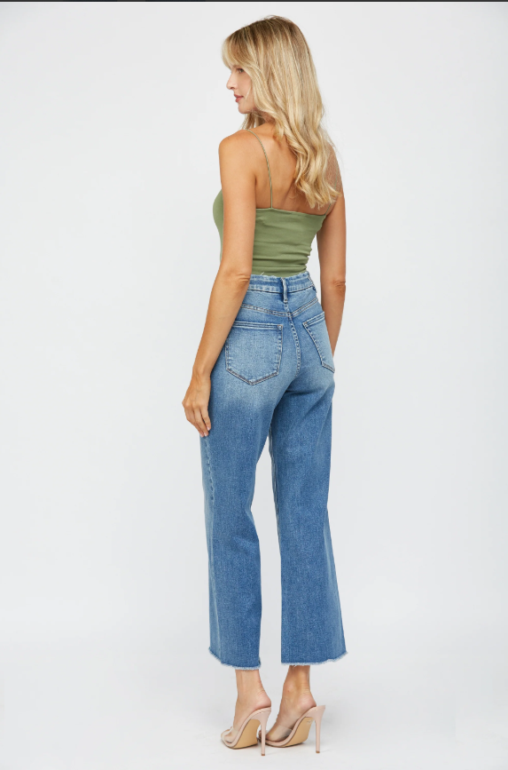 FESTIVAL STRETCH SUPER HIGH-RISE WIDE LEG