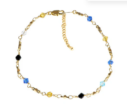 MULTICOLOR ANKLET - U3316