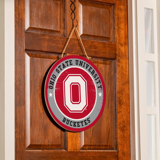 Ohio State Round Plaque