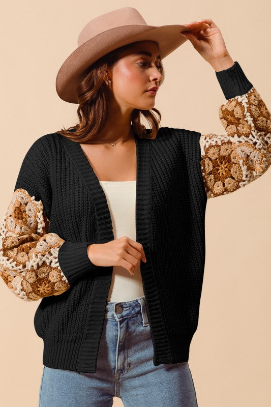 Jasmine Open Front Sweater Cardigan