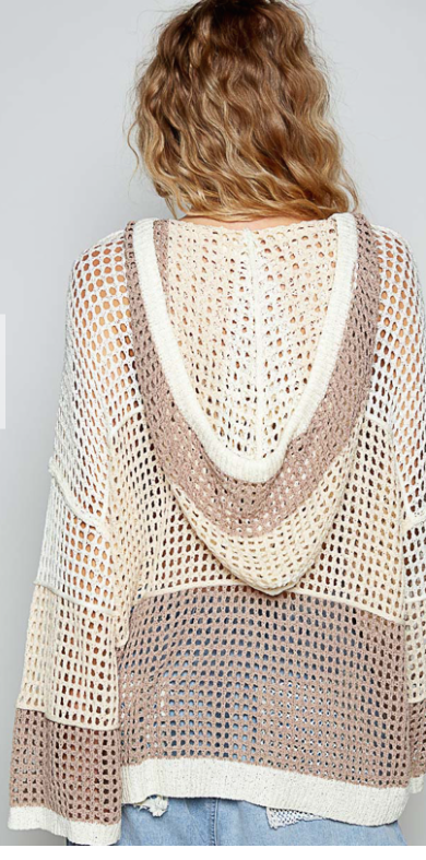 Pol V Neck Knit Top