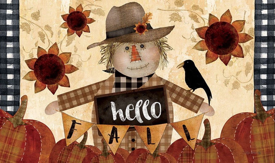 Primitive Scarecrow Floormat