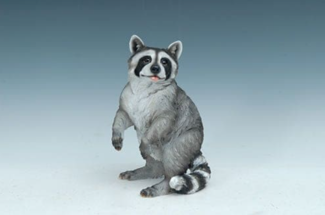 Resin Raccoon Standing