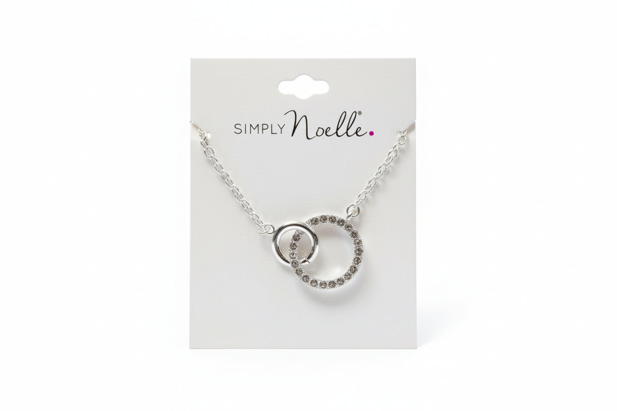 Noelle Double Crystal Necklace
