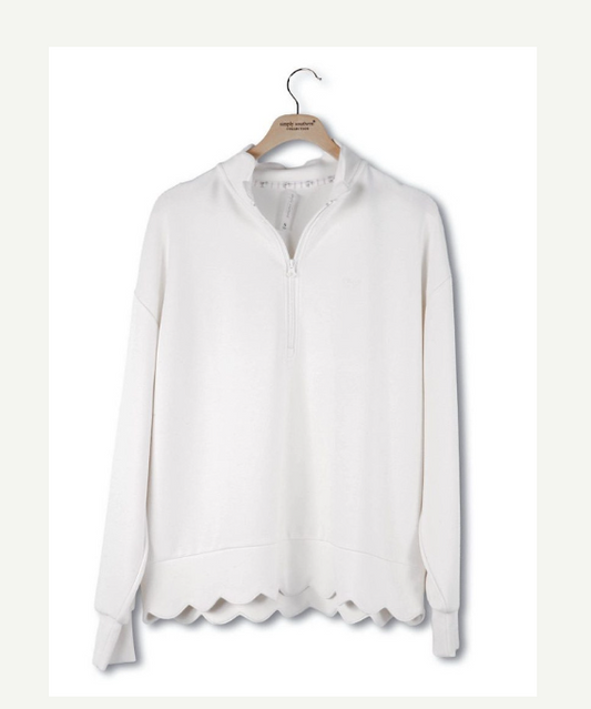 Simply Southern Scalloped Edge Pullover