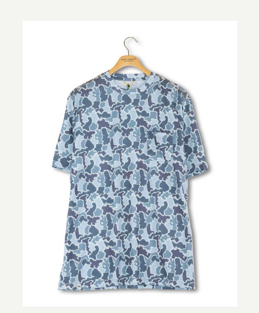 Simply Southern Blue Camo Shirt