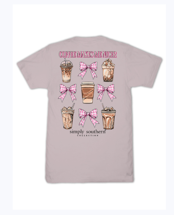 Simply Southern Coffee Makes Me Nicer T-Shirt