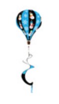 Snowmen Deluxe Hot Air Balloon Wind Twister