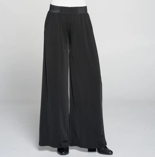 Solid Black Size Magic Pants