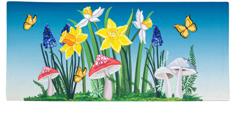 Spring Floral Haven Sassafras Switch Mat