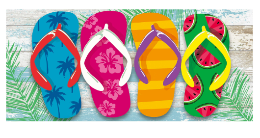 Stacked Flip Flop Sassafras Mat