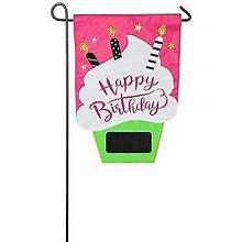 Birthday Cupcake Flag