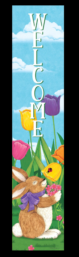 Tulip Bunnies-Yard Expression