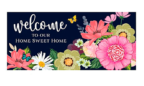 Welcome To Our Home Sweet Home Sassafras Switch Mat