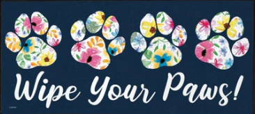 FlagTrends by Carson - "Wipe Your pAWS" Mini Mat