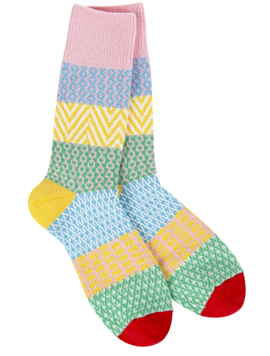 Pink Multi World's Softest Socks