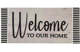 Wood Grain Welcome Sassafras Switch Mat