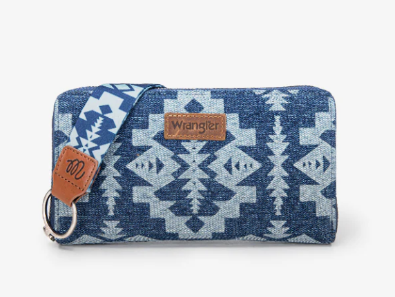 Wrangler Jean Southwestern Art Print Wallet - WG2212-W006JN
