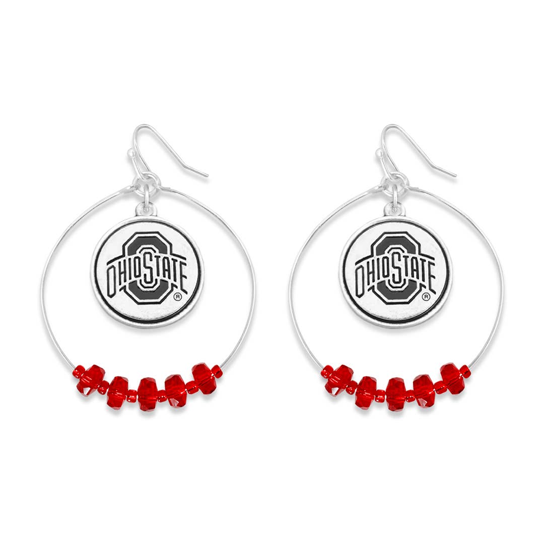Ohio State Buckeyes Chloe Earrings