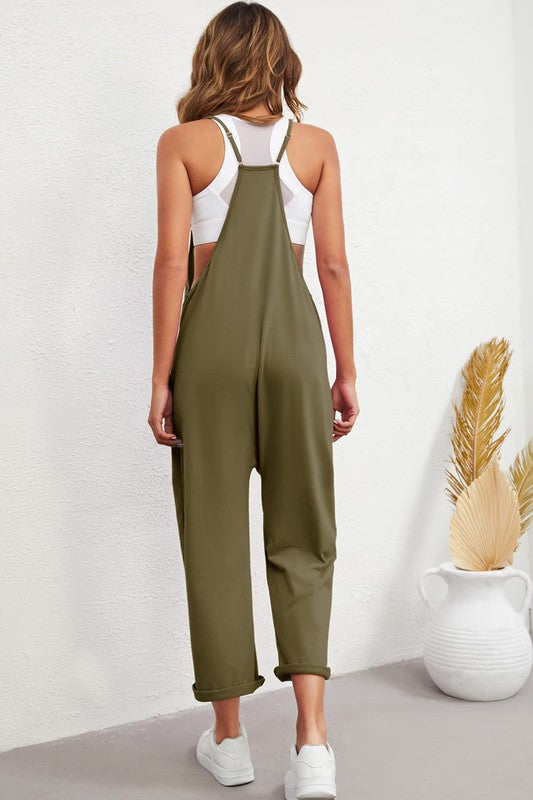 Sage Strap Jumpsuit