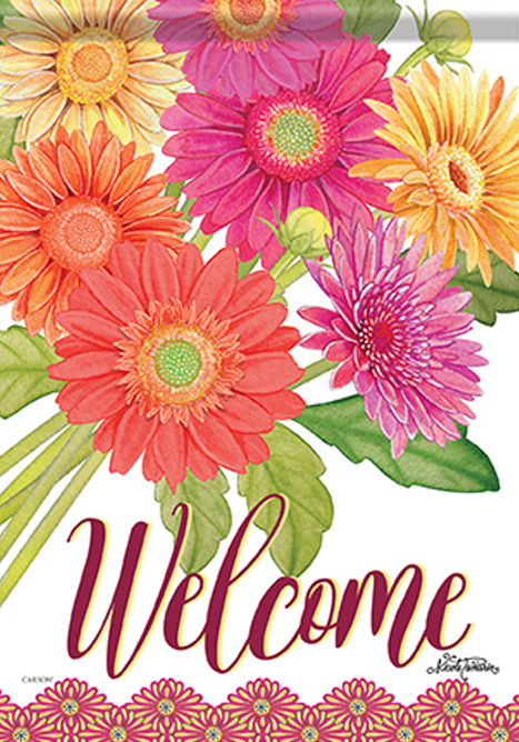 Bright Flowers Dura Soft™ Flag