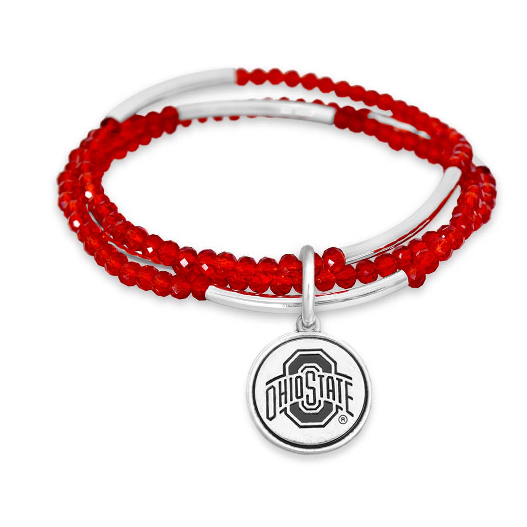 Ohio State Buckeyes Chloe Primary Color Bracelet
