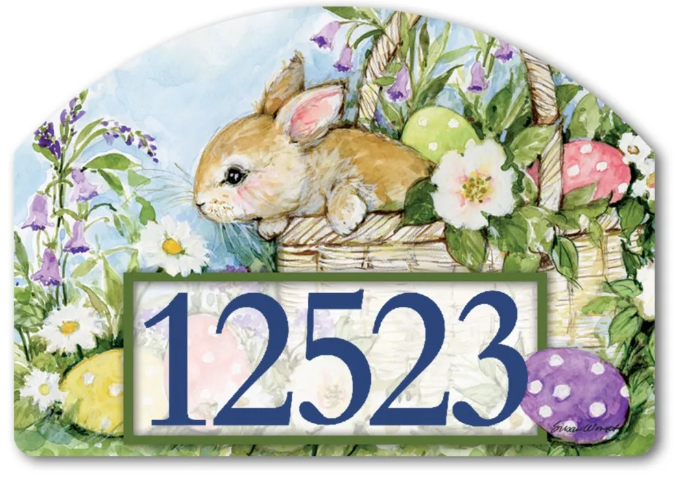 Easter Bunny Basket Yard Design