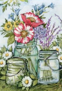 Fresh Picked Flowers Flag