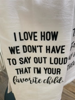 Genuine Flour Sack Tea Towel