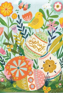 Spring Chicken Garden Flag