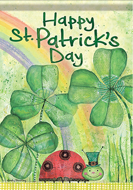 "St. Pat's Ladybug" Dura Soft™ Flag
