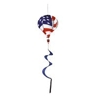 Waving American Flag Animated Lit Balloon Spinner