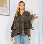 Artistic Fusion: Overdyed Jhabla Top With Emb