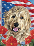Best of Breed Products - Goldendoodle Blonde -  All-American I Garden Flag