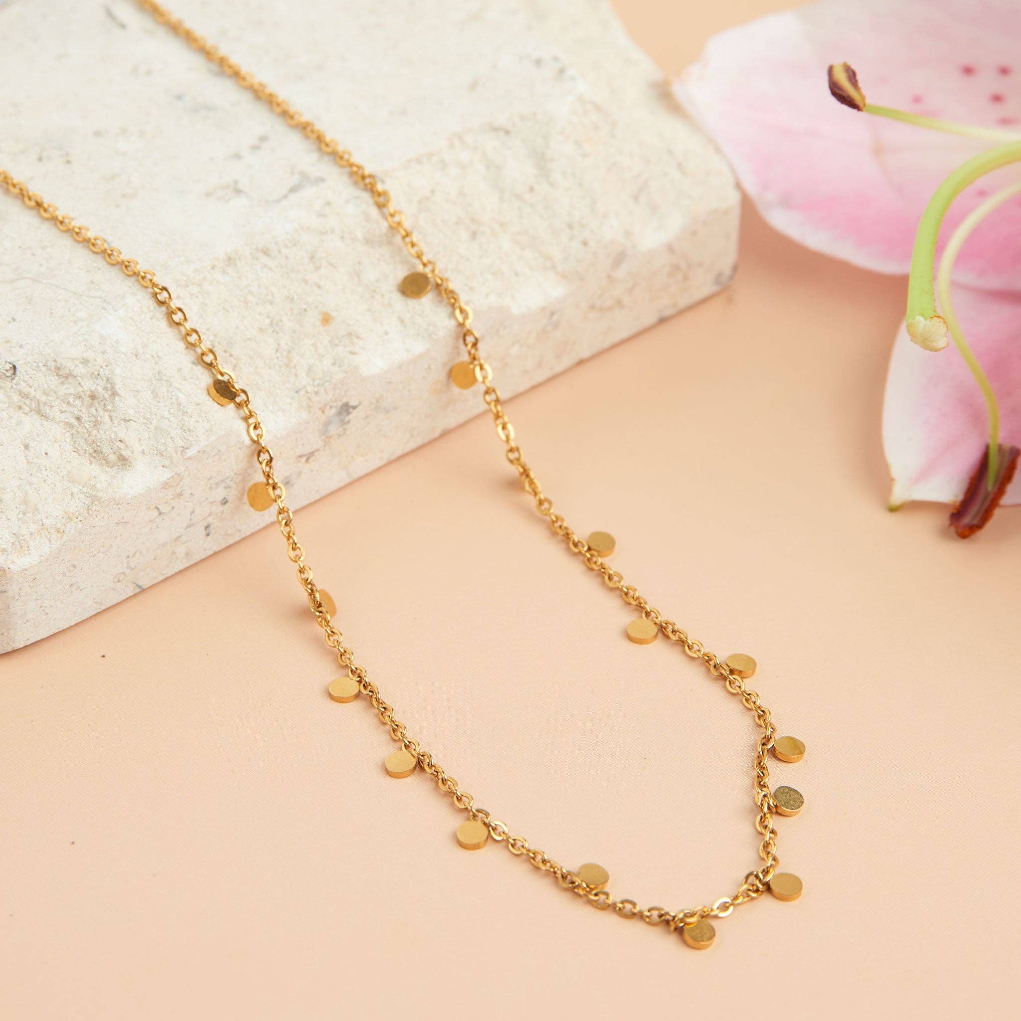 Howard's - Narelle Waterproof 16" Disc Chain Necklace