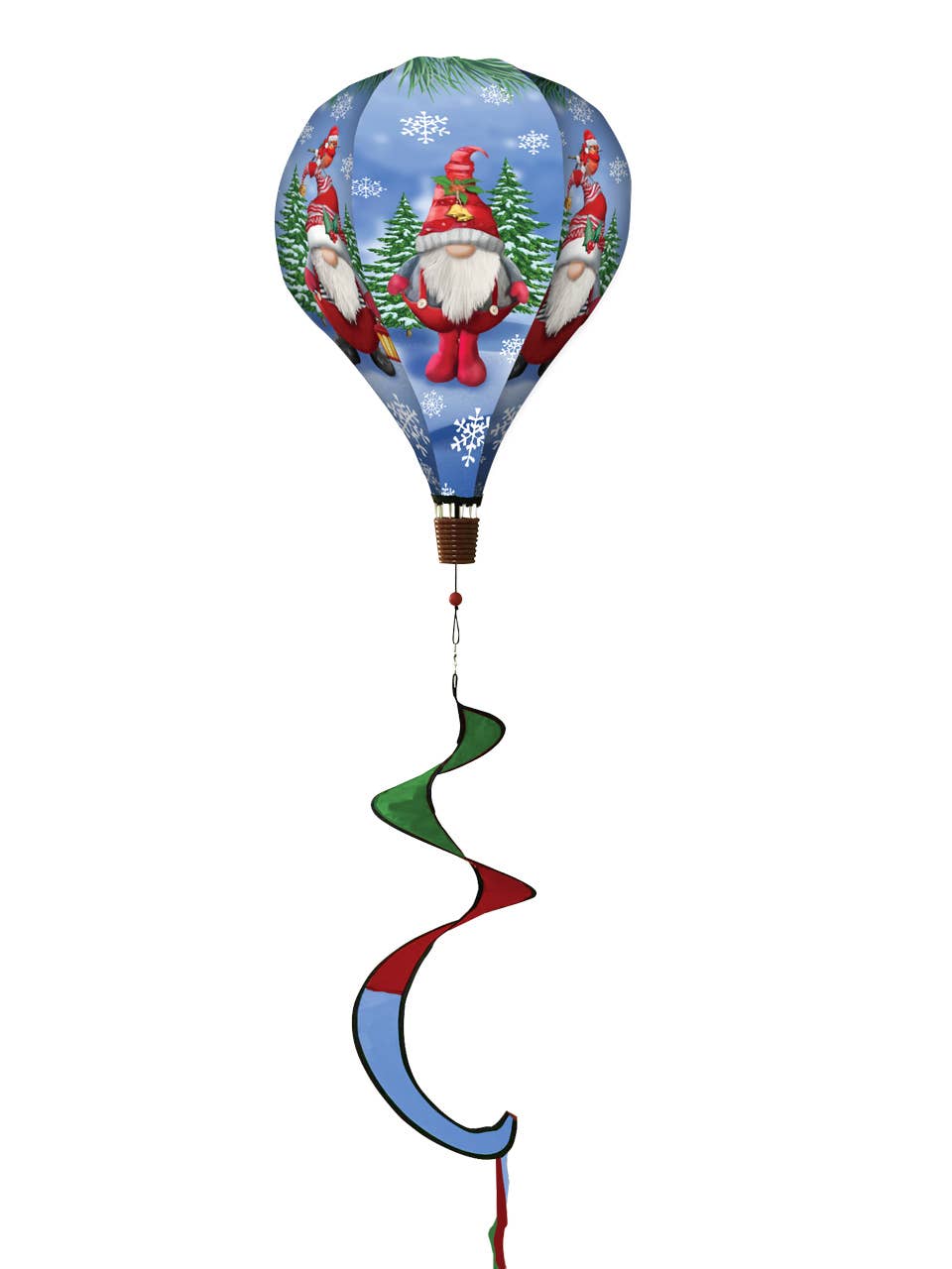Briarwood Lane - Winter Gnomes Deluxe Hot Air Balloon Spinner