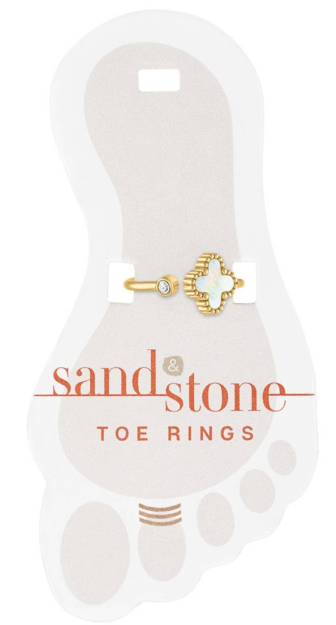 Sand & Stone: Toe Ring Gold