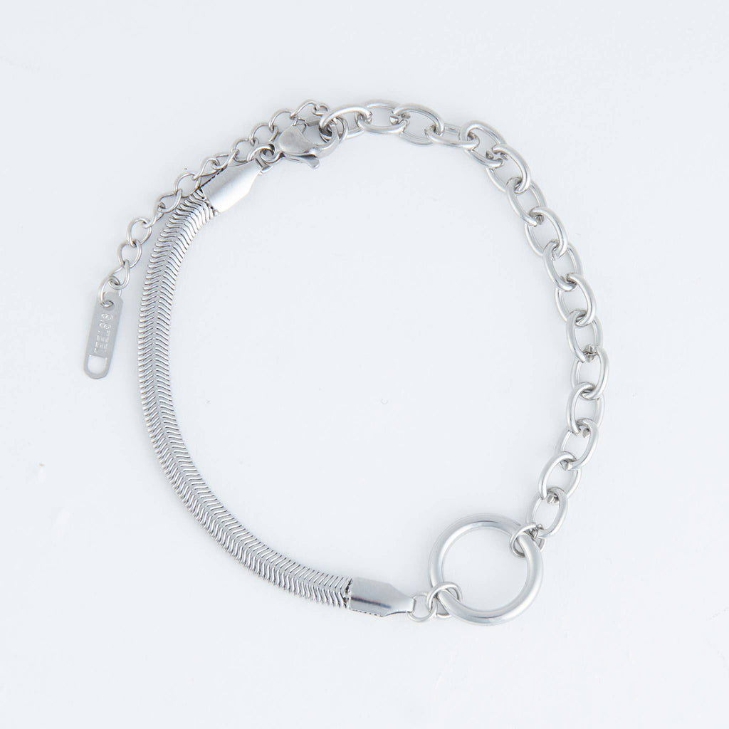 Howard's - Narelle Waterproof Cable & Snake Chain Bracelet