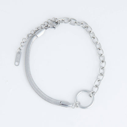 Howard's - Narelle Waterproof Cable & Snake Chain Bracelet