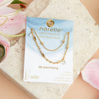 Howard's - Narelle Waterproof Gold Plated Dainty Multi Row Anklet