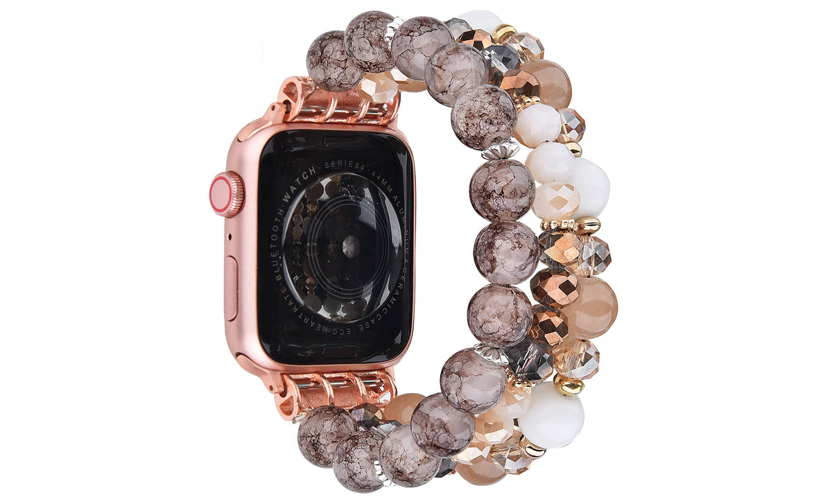 Beaded Apple Watch Elastic Bracelet Band