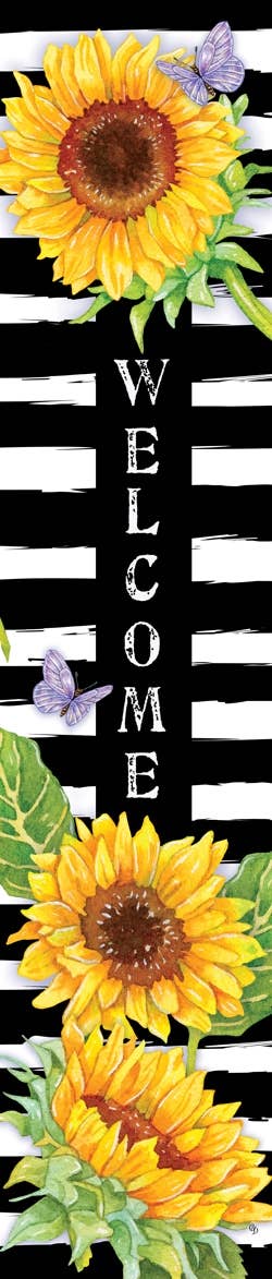 Custom Decor - Yard Expression-Sunflower Stripes