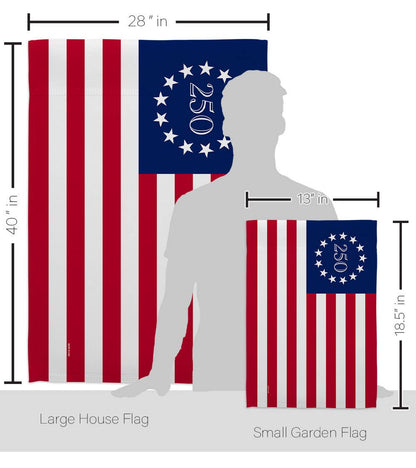 America 250 Flag Betsy Ross USA 250th Home Decor