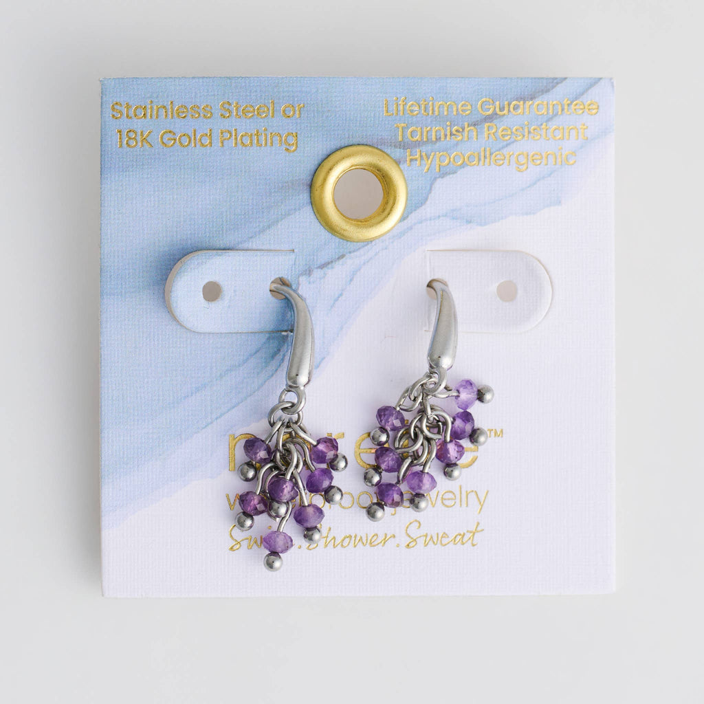 Howard's - Waterproof Earrings Gemstone Beaded Drop Narelle Fringe