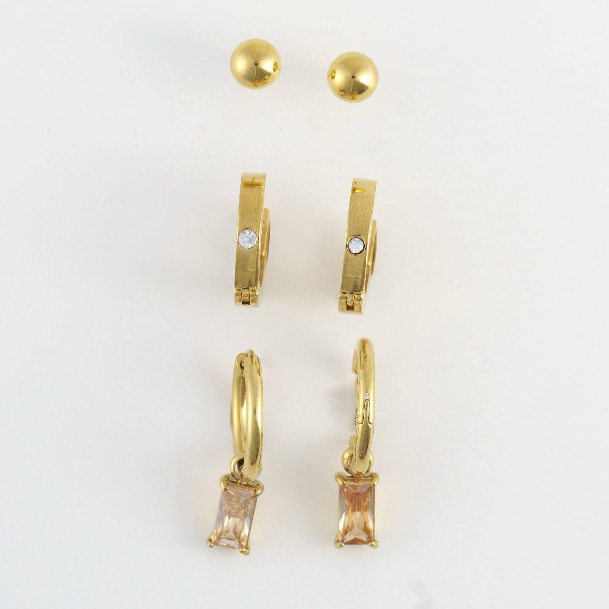Howard's - Narelle Waterproof Charm Hoop Earring Trio