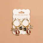 The Darling Effect - Signature Hoop Earrings-Gameday Glitz